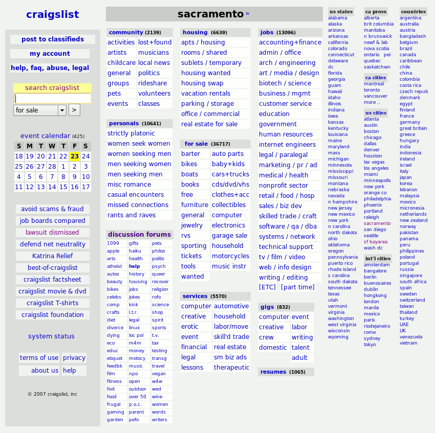 Craigslist Sacramento